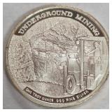 .999 FINE SILV ER ONE TROY OUNCE (991 C)