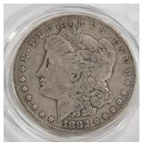 1882 "S" - MORGAN SILVER DOLLAR (999 A37)