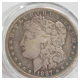 1887 "O" - MORGAN SILVER DOLLAR (999 A45)