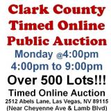 WELCOME TO OUR MON. @4pm ONLINE PUBLIC AUCTION