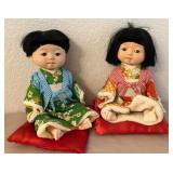D - PAIR OF JAPANESE DOLLS (D94)