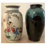 D - VINTAGE CHINESE PORCELAIN & ART POTTERY VASES