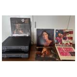 D - VCRS, CDS, CASSETTES (G19)