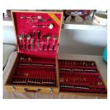 D - VINTAGE THAI FLATWARE SET IN BOX (K108)