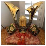 D - DECORATIVE JAPANESE SAMURAI HELMET (KABUTO)