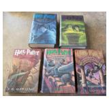 D - FIVE HARRY POTTER BOOKS (O14)