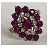 10K YELLOW GOLD RING 5.2 GRAMS (S14)