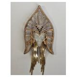 D - ERTE NUMBERED DESIGNER GOLD/SILVER PENDANT (S5