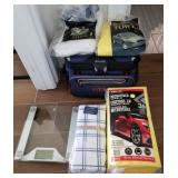 D - MIXED BUNDLES OF TOWELS, BATHROOM SCALES (E30)