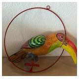 D - TROPICAL BIRD HANGING DECOR (K33)