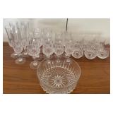 D - 24 PIECES MIXED STEMWARE & BOWL (G13)