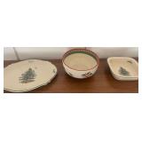 D - SPODE & LENOX CHRISTMAS DISHWARE (G12)