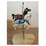 D - LTD ED CAROUSEL HORSES FIGURINE (K40)