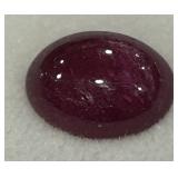 7.65CT CABOCHON RUBY GEMSTONE