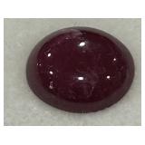 5.94CT CABOCHON RUBY GEMSTONE