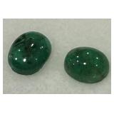 2.00CT CABOCHON EMERALD GEMSTONES
