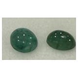 2.41CT CABOCHON EMERALD GEMSTONES