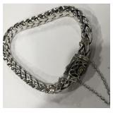 SCOTT KAY 18K STERLING SILVER KODIAK BRAIDED