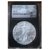 2021 SILVER AMERICAN EAGLE MS70