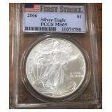 2006 SILVER AMERICAN EAGLE MS69