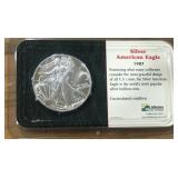 1987 SILVER AMERICAN EAGLE