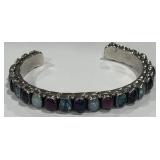 VINTAGE NAVAJO STERLING SILVER JAMES LEE CUFF36.5G