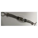 UNIQUE STERLING SILVER TOGGLE BRACELET 48.3 GRS