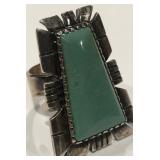 CAROLYN POLLOCK TURQUOISE RING STERLING SILVER