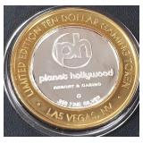 .999 FINE SILVER GAMING TOKEN (551 B37)