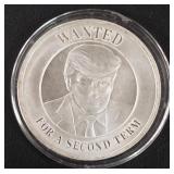 DONALD TRUMP 1oz .999 SILVER ROUND  (350 J)
