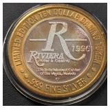 LIMITED EDITION $10 .999 SILVER TOKEN (551 B87)