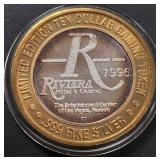 LIMITED EDITION $10 .999 SILVER TOKEN (551 B80)