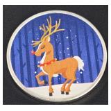 1oz .999 FINE SILVER COIN (814 O)