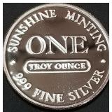 1oz .999 FINE SILVER COIN (815 H)
