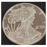 1oz .999 FINE SILVER COIN (814 S)