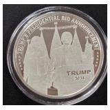 DONALD TRUMP 1oz .999 SILVER ROUND  (350 EE)