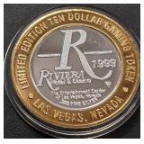 LIMITED EDITION $10 .999 SILVER TOKEN (551 B83)