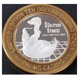 PALMS - .999 FINE SILVER GAMING TOKEN (551 A39)