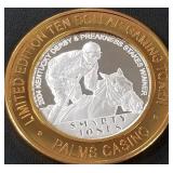 PALMS - .999 FINE SILVER GAMING TOKEN (551 A13)