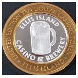 .999 FINE SILVER GAMING TOKEN (551 B47)