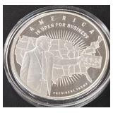 DONALD TRUMP 1oz .999 SILVER ROUND  (350 FG)