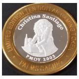 PALMS - .999 FINE SILVER GAMING TOKEN (551 A26)