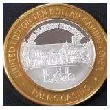 PALMS - .999 FINE SILVER GAMING TOKEN (551 A36)