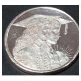 1oz .999 FINE SILVER COIN (815 X)