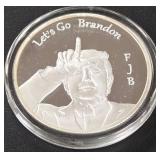 DONALD TRUMP 1oz .999 SILVER ROUND  (350 CI)