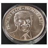 DONALD TRUMP 1oz .999 SILVER ROUND  (350 BO)