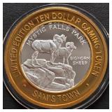 LIMITED EDITION $10 .999 SILVER TOKEN (551 A50)