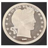 1oz .999 FINE SILVER COIN (814 P)