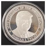 DONALD TRUMP 1oz .999 SILVER ROUND  (350 Z)
