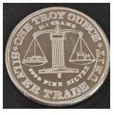 1oz 9999 FINE SILVER COIN (875 C)